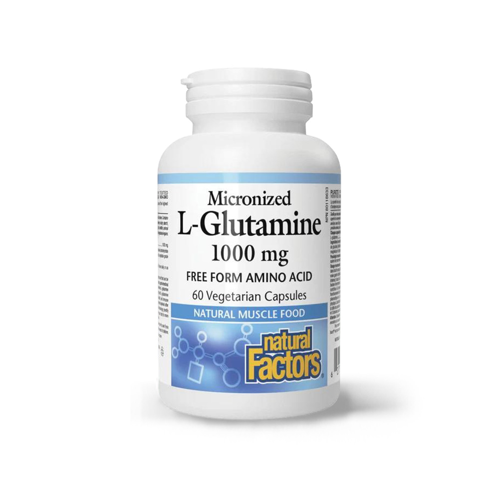 L-glutamine Micronized – L-Glutamin (Mikronizált) – 1000 mg – 60 kapszula